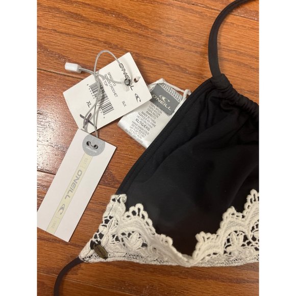 O’Neill XL Triangle Crochet‎ Fringe Bikini Top - Picture 7 of 10